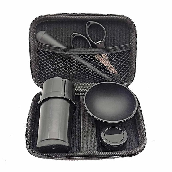 The Bench grinder and prep kit in its hard black case