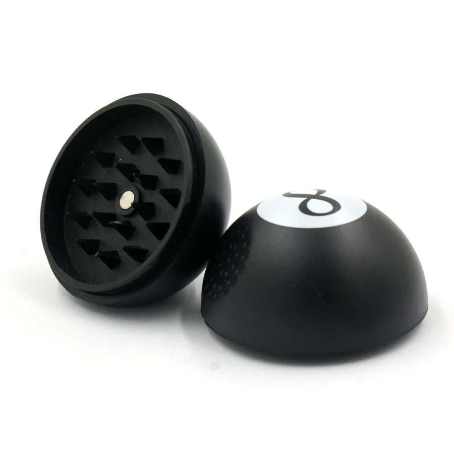 The Eight Ball grinder shown from above