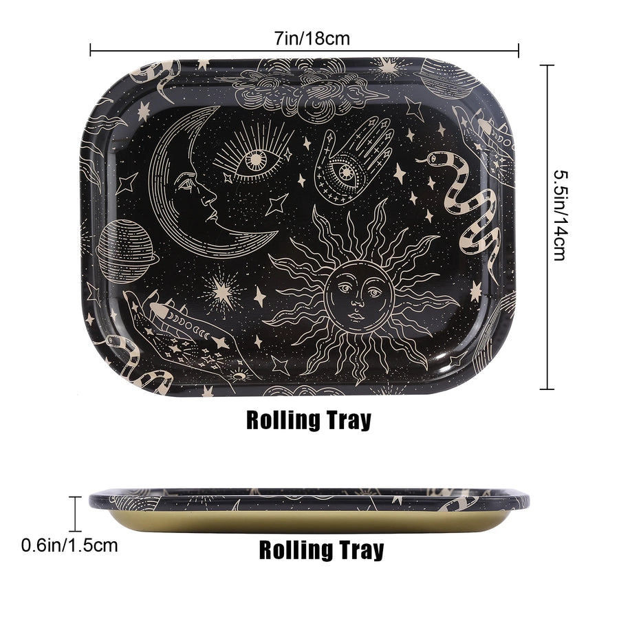 Close-up of the raised curved edges on The Equinox tray