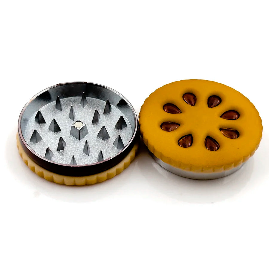 The Biscuit grinder showing its slim 20mm profile