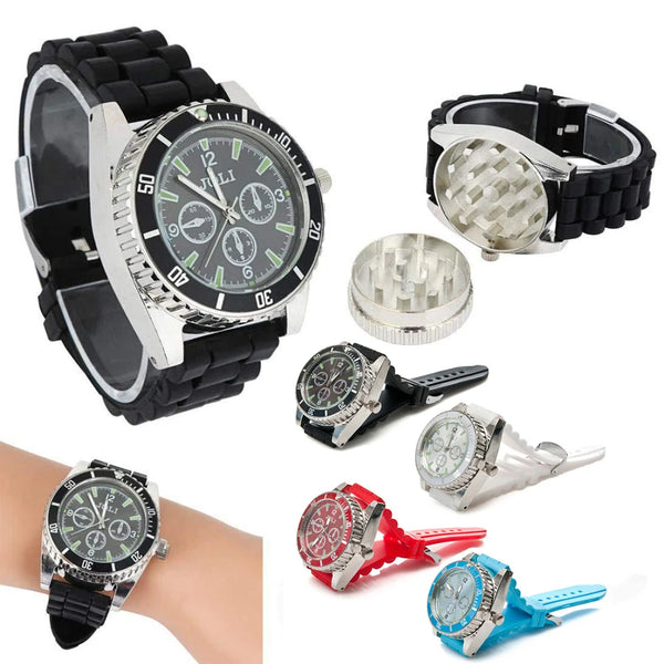 All four colours of The Chrono watch grinder