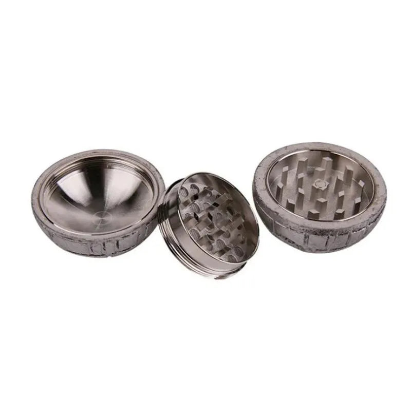 The Eclipse grinder split open along the equator