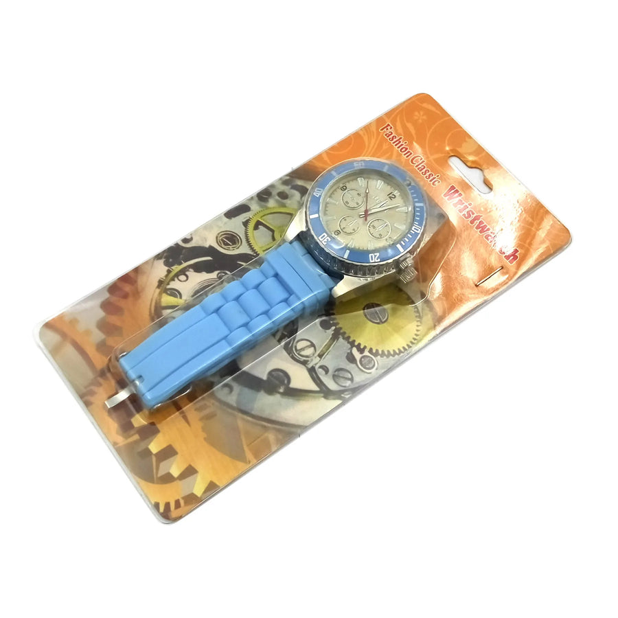 The Chrono watch grinder in blue