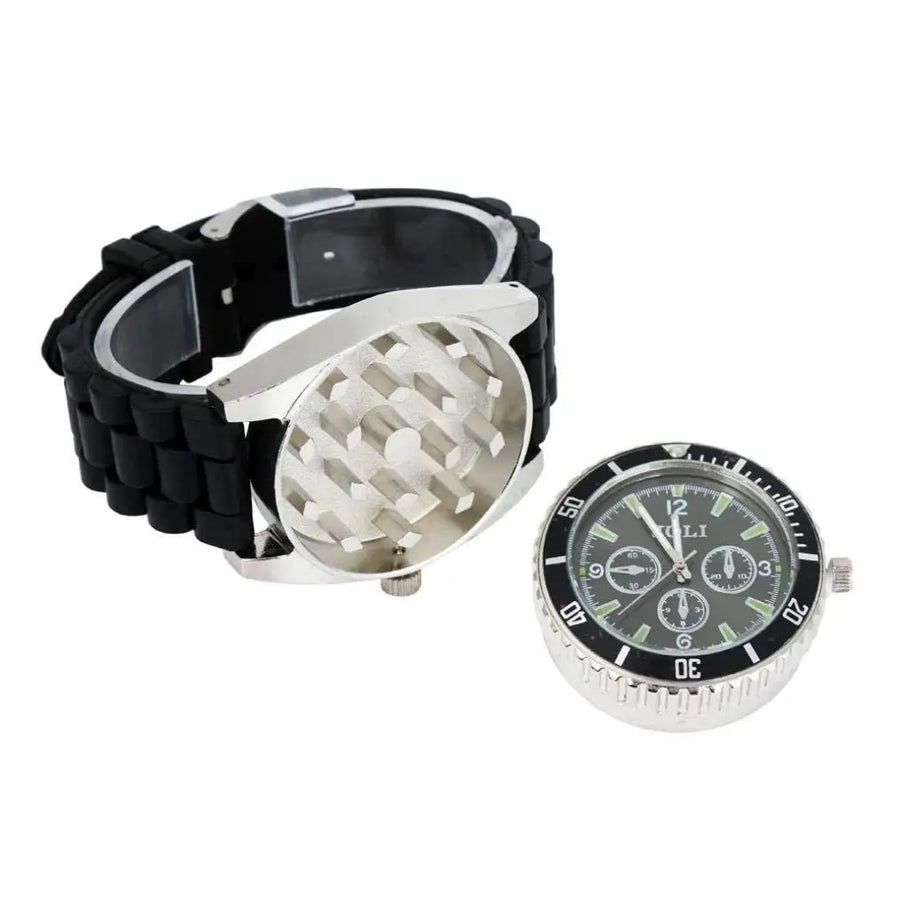 The Chrono watch grinder shown with the strap