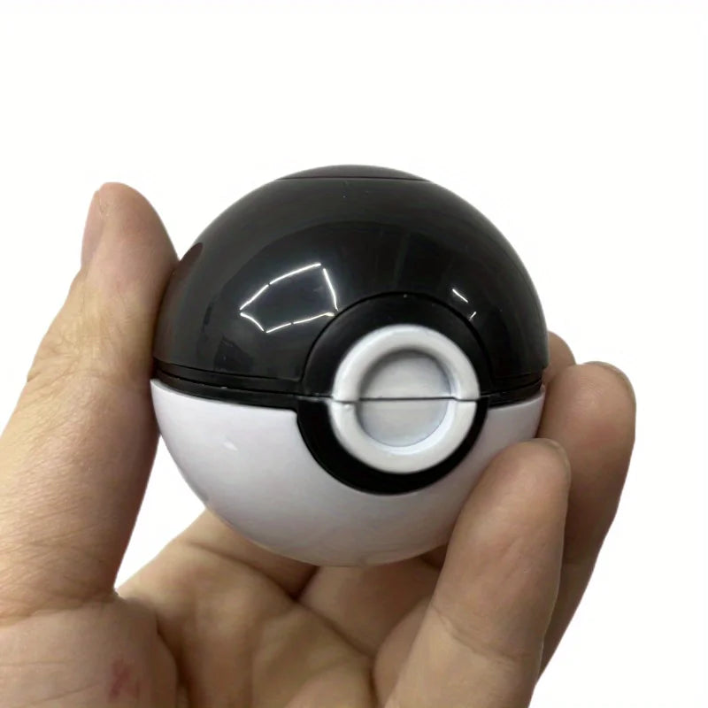 The Capsule ball herb grinder in black, closed