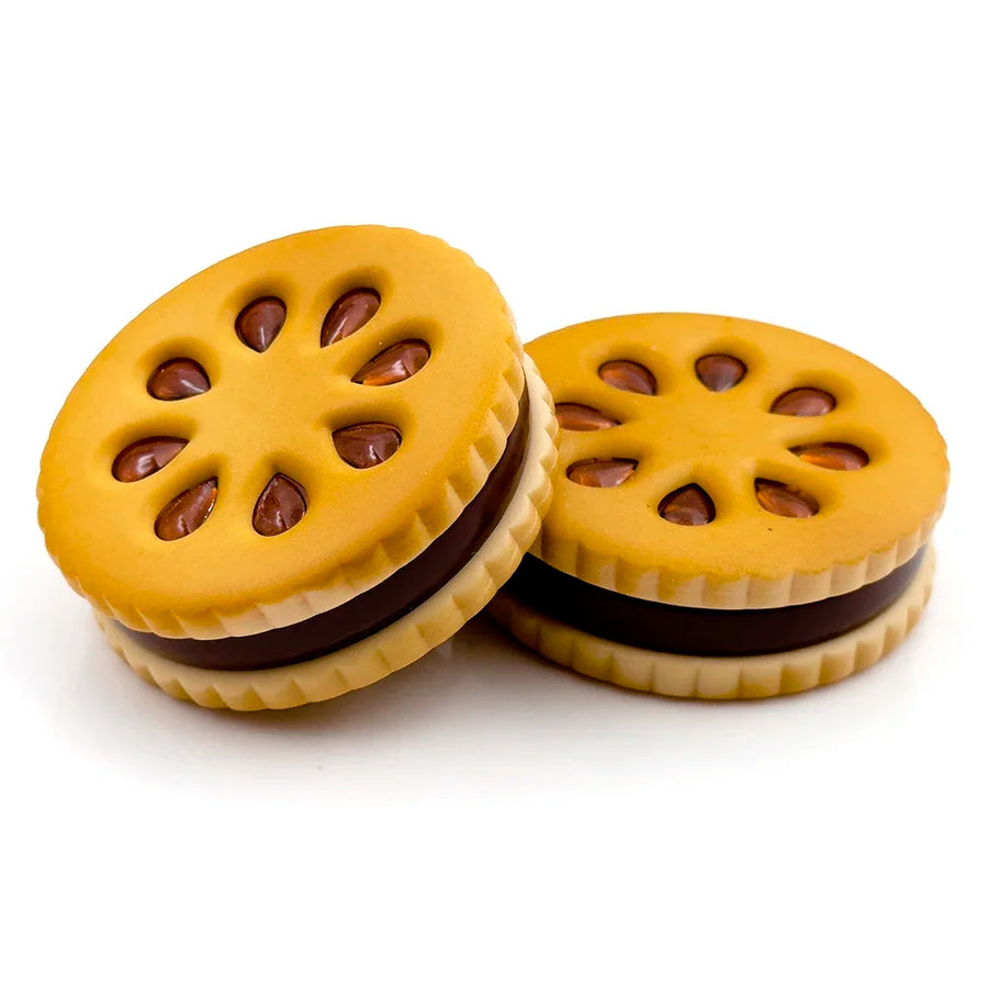 The Biscuit grinder opened showing the grinding chamber