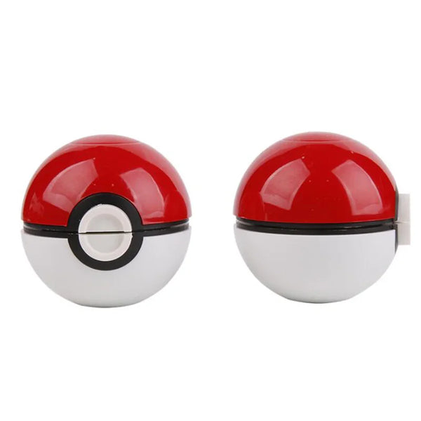The Capsule ball herb grinder in red, closed